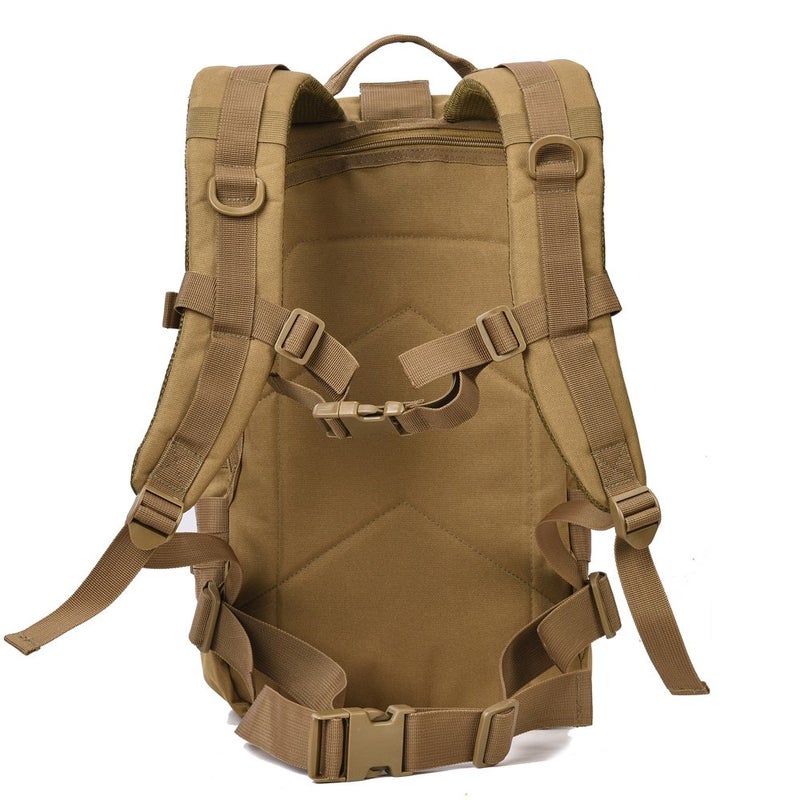 REEBOW GEAR Military Tactical Backpack 3 Day Assault Pack Army Molle Bag Backpacks Rucksack 35L Tan - Image 5